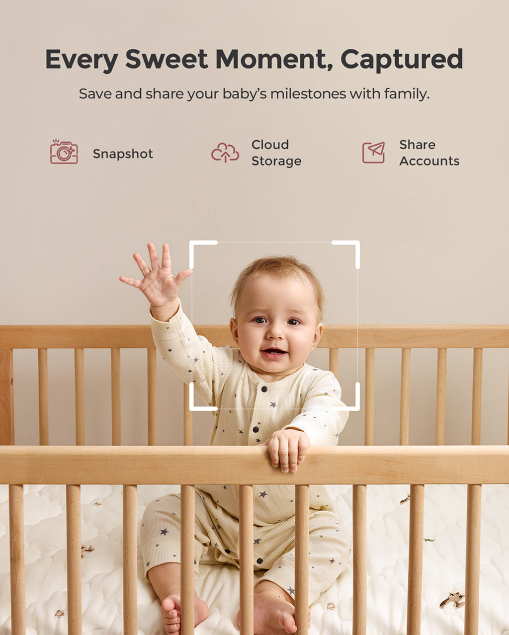 Momcozy Contact-Free Smart Baby Monitor (BM08)