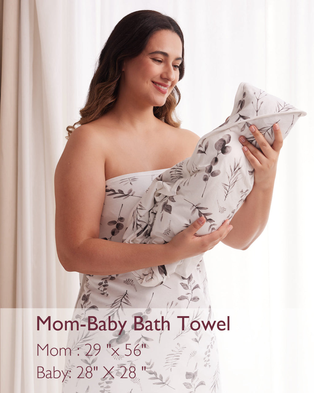 Baby Hooded Towel for Newborn Shower - 2-Pack