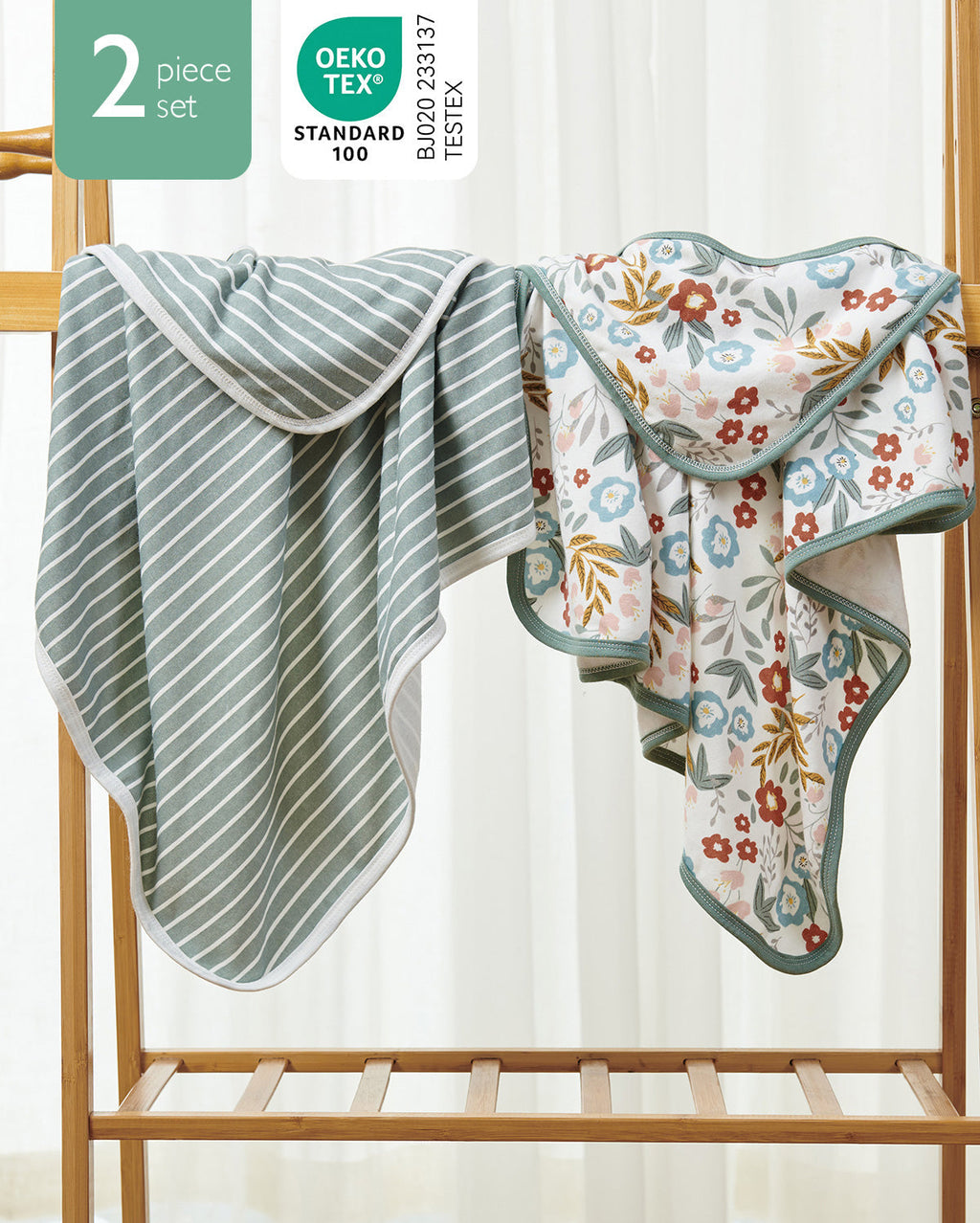 Baby Hooded Towel for Newborn Shower - 2-Pack