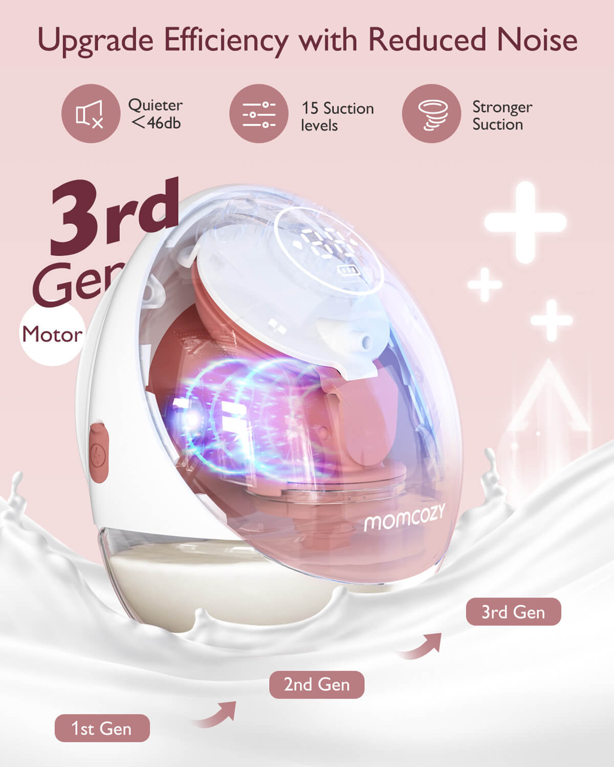 Momcozy Mobile Flow™ Hands-Free Breast Pump | M9