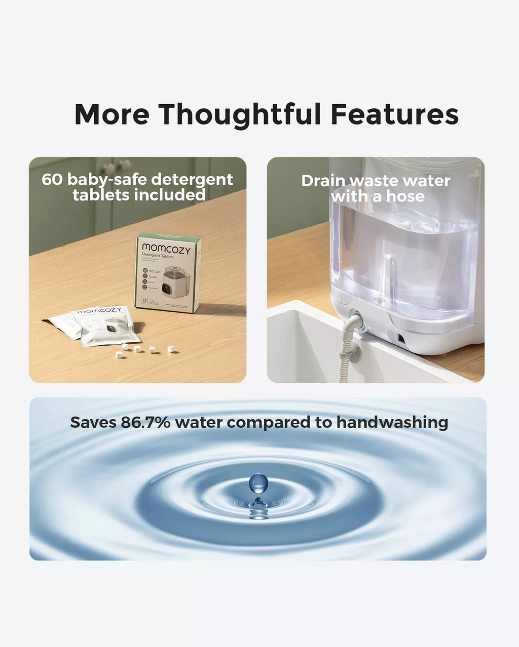 Pump & Clean Bundle: M9 Hands-free Breast Pump and KleanPal Pro Baby Bottle Washer and Sterilizer