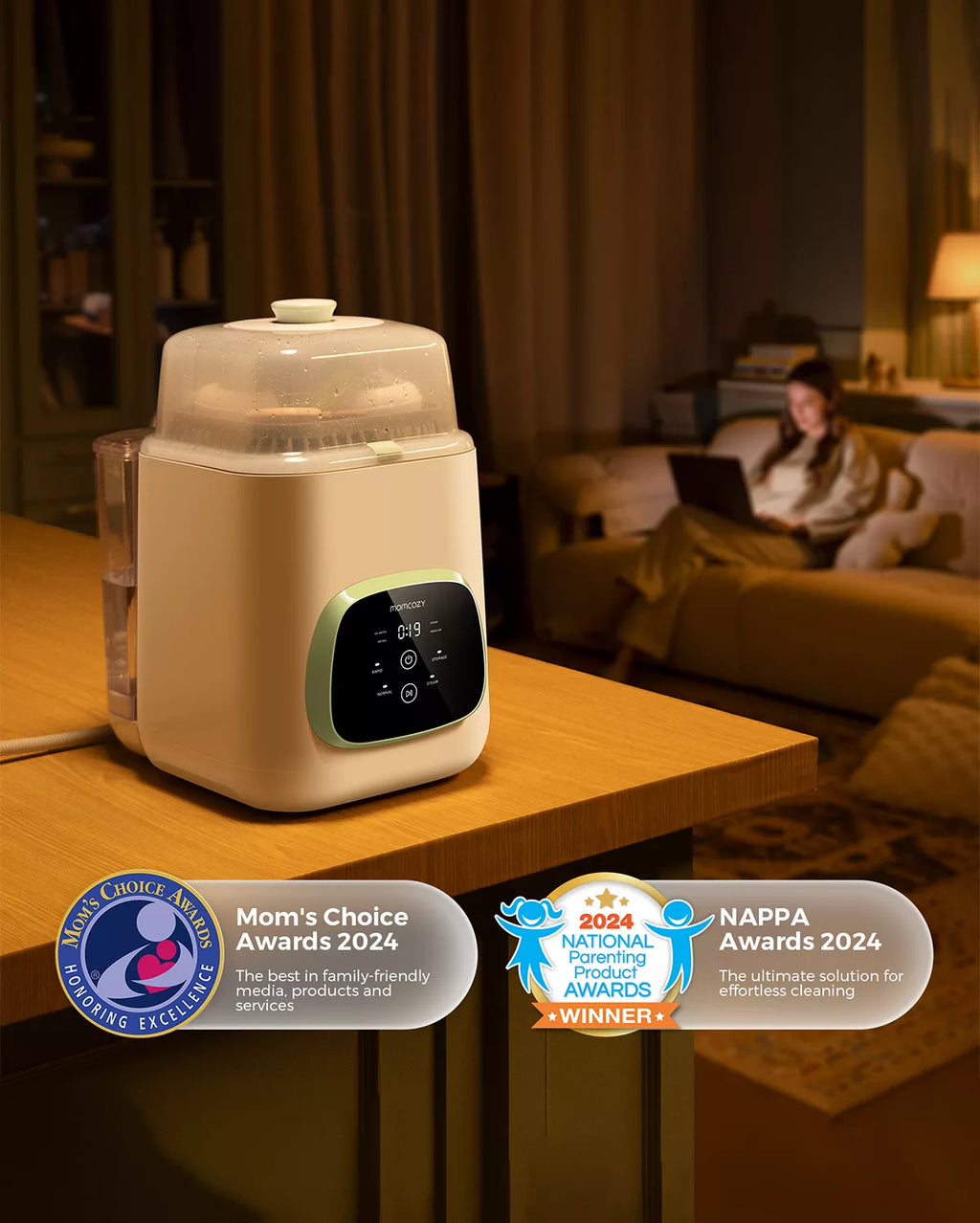 Momcozy KleanPal Pro Baby Bottle Washer and Sterilizer